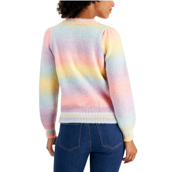 Charter Club Sugar Rush Rainbow Ombre Sweater -XS - Picture 2 of 8
